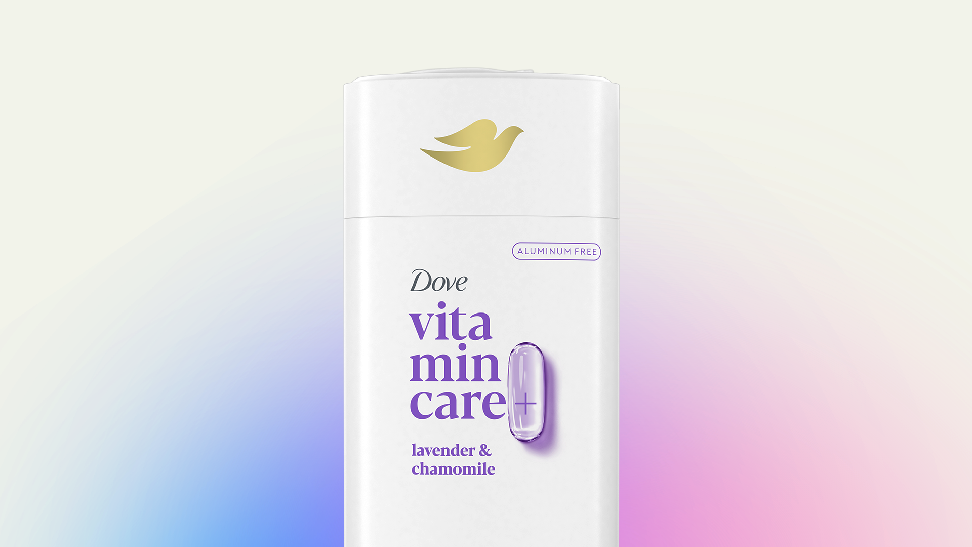 Dove vitamin care packaging.