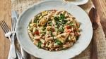 Spinach Artichoke & White Beans with Whole Grain Penne Pasta Dish