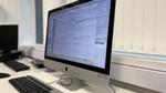 A computer shows data picked up by EEG technology.