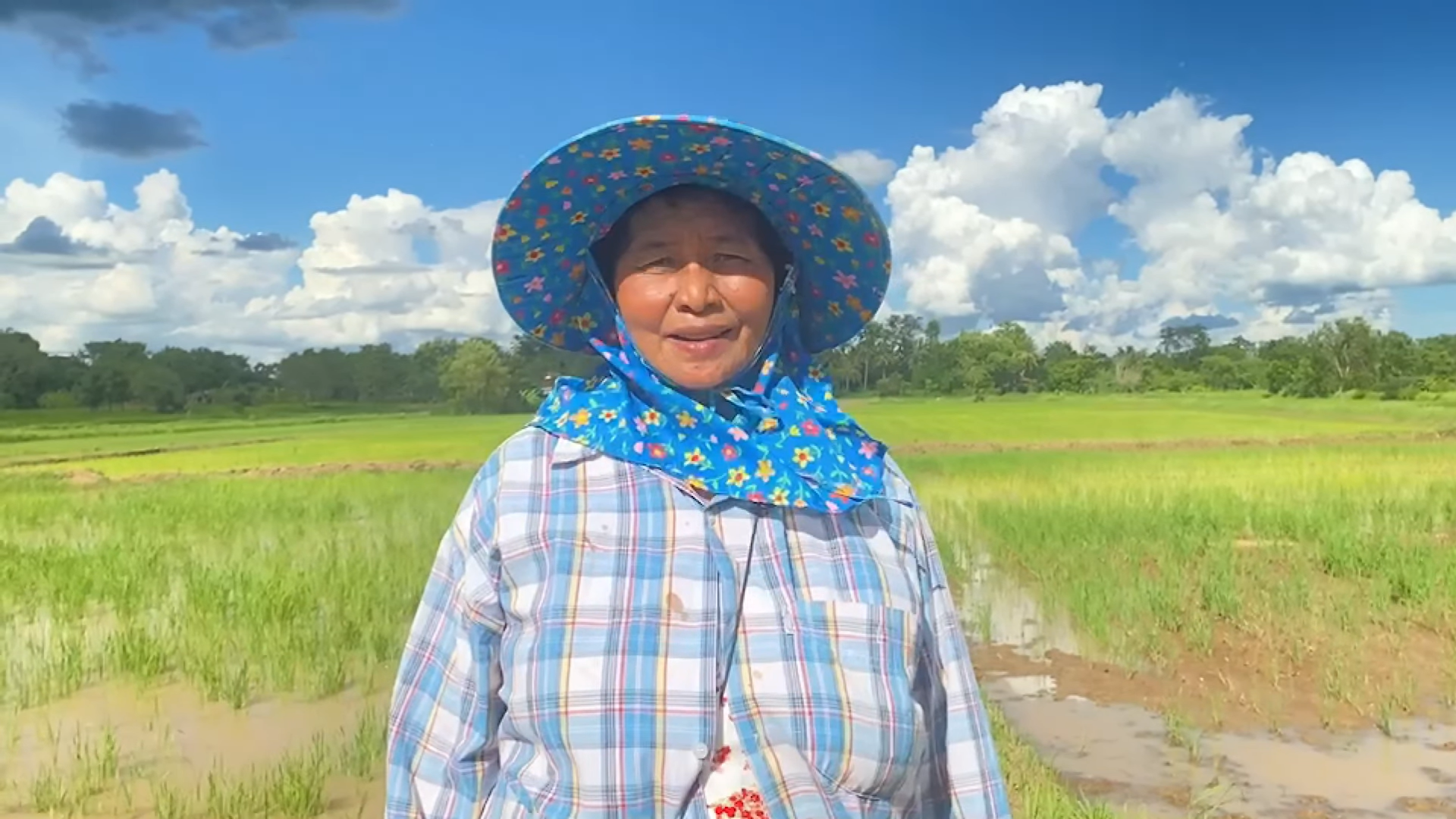 Vari Ban Yen, one of the rice farmers benefiting from Unilever’s support of regenerative agriculture practices in Thailand.