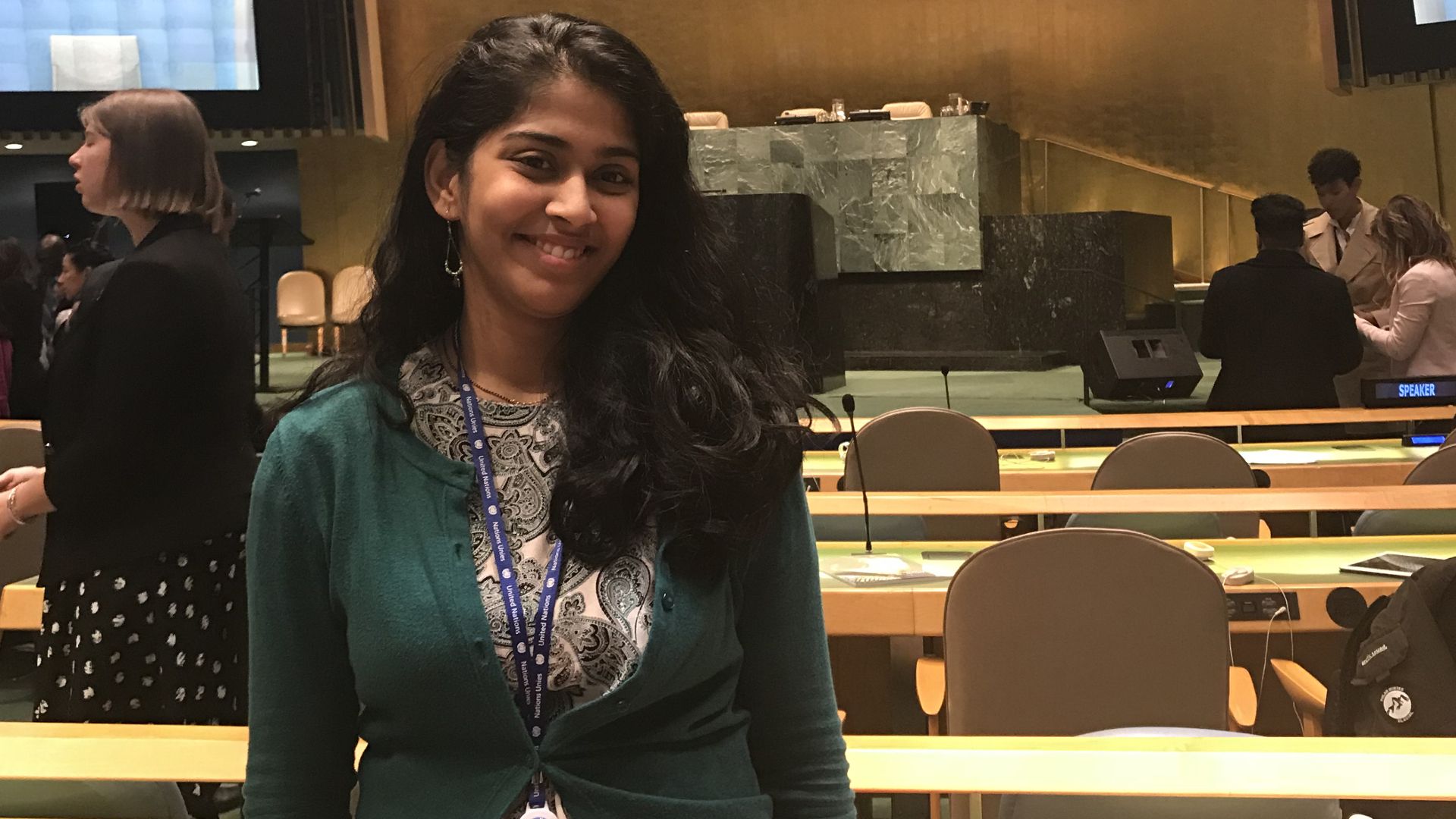 Headshot of wildlife biologist and activist Swetha Stotra Bhashyam from film  